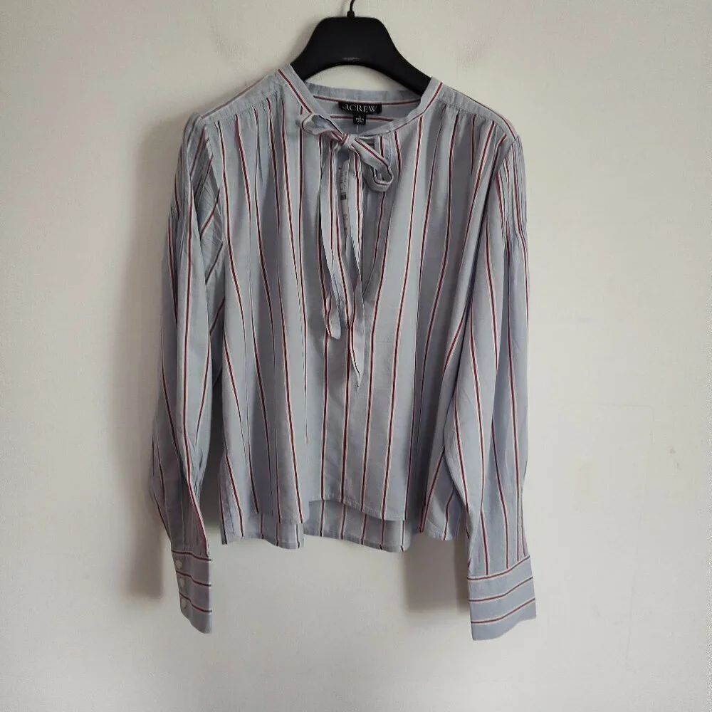 J Crew Popover Blouse
